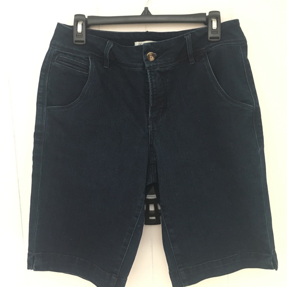 Denim Bermuda Shorts